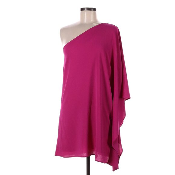 VICI Hot PINK Size M Cocktail Drape Dress - Picture 4 of 13